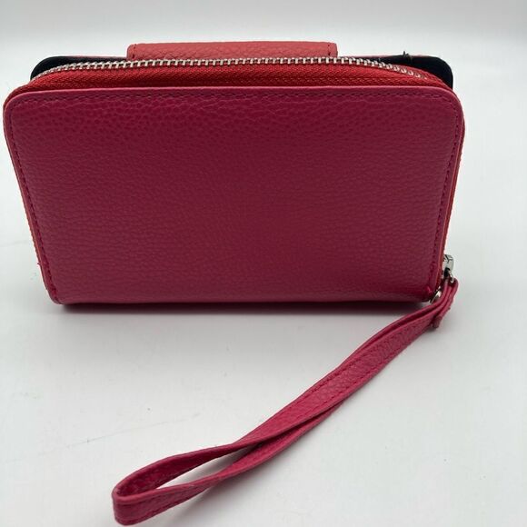 Dana Buchman  Leather Wallet Red/Pink Color - Picture 3 of 8